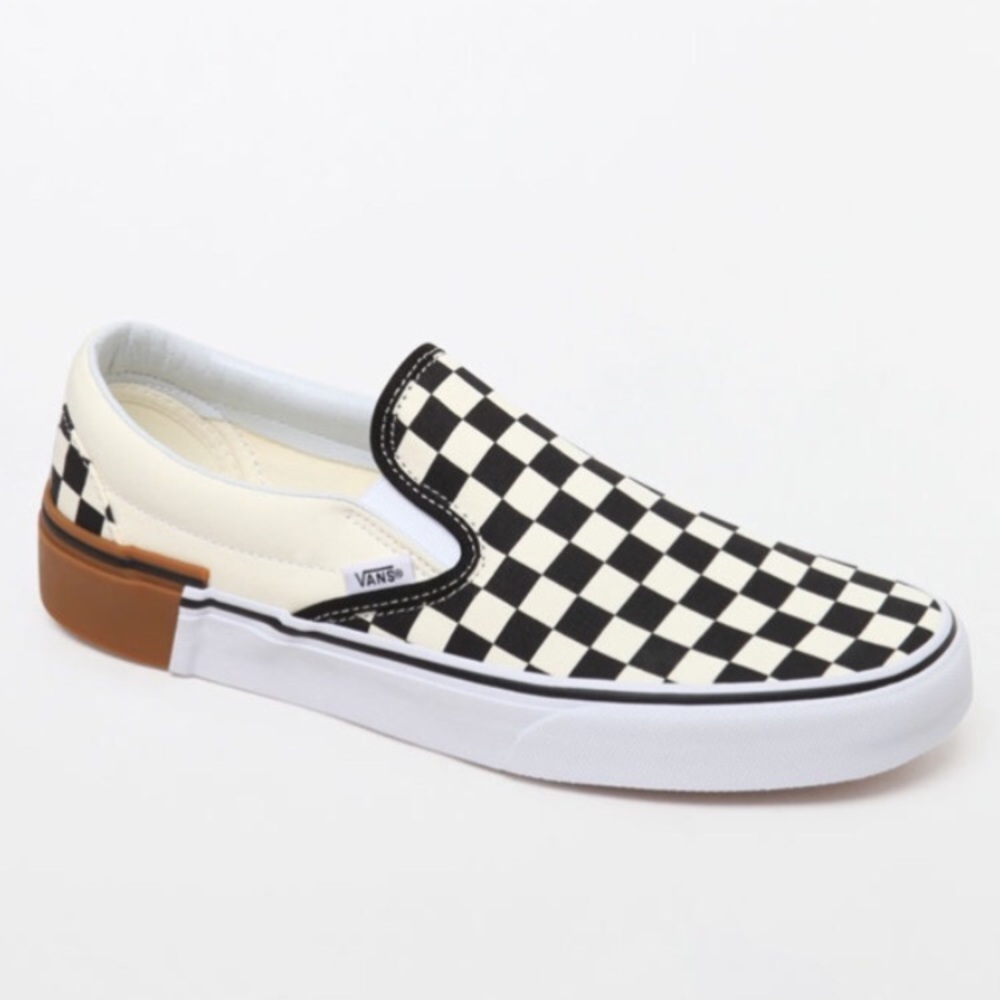 NWT Vans Checkerboard Slip On Sneakers W 7, M 5.5 - Picture 2 of 8